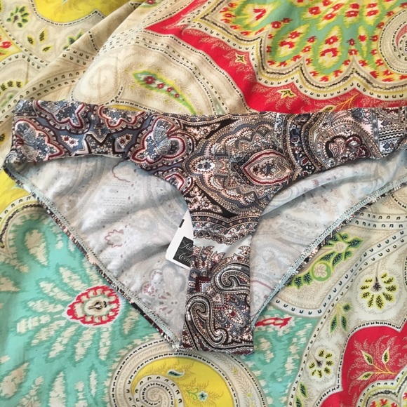 { Zimmermann } Henna Print Balcony Bikini - Picture 2 of 5